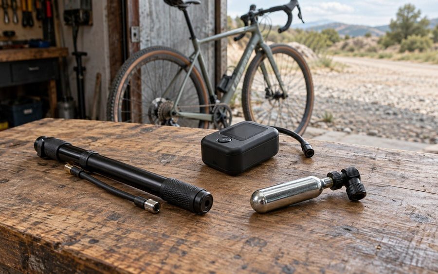 Bombas e infladores para gravel