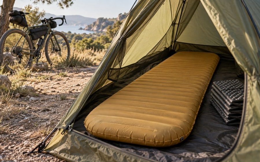 Comparativa de esterillas para Bikepacking