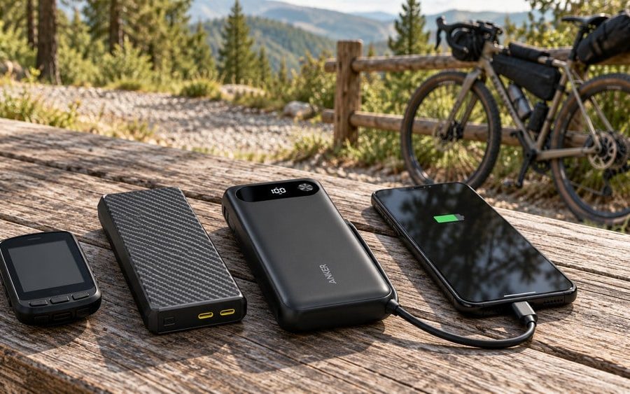 Mejores baterías externas de 20.000 mAh para bikepacking