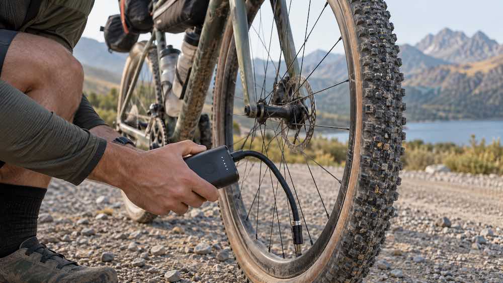 Infladores eléctricos para gravel