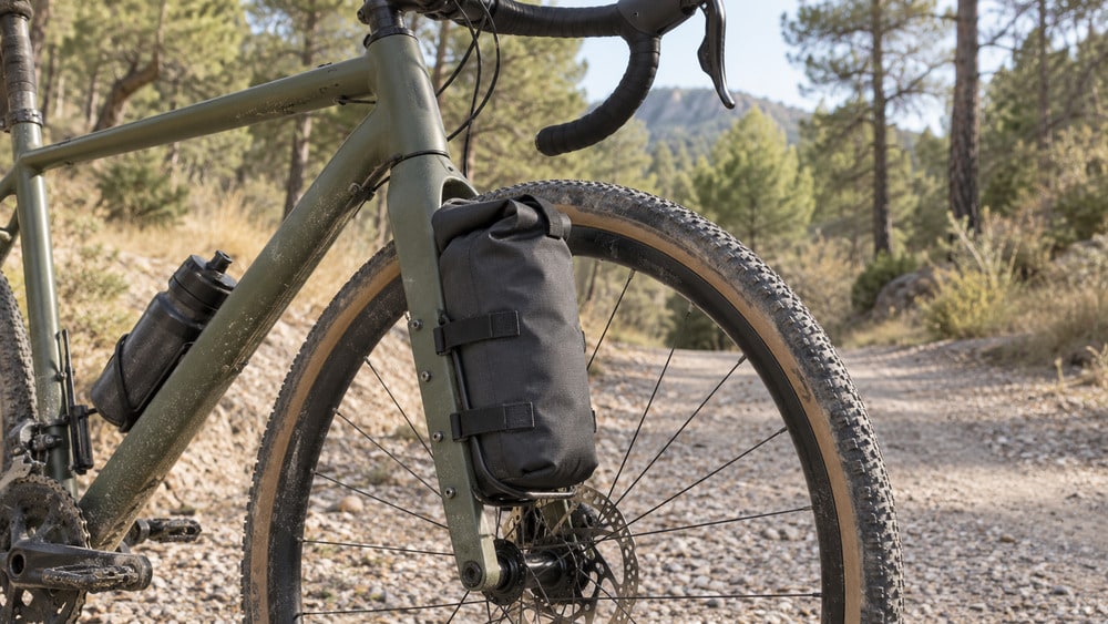 Bolsas de horquilla para bikepacking