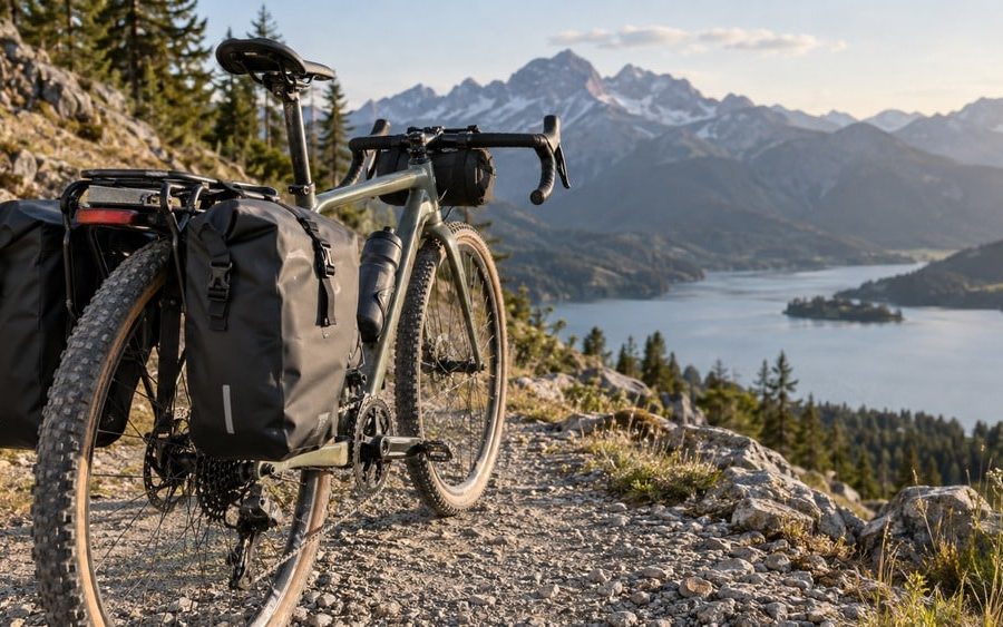 Alforjas impermeables para bikepacking