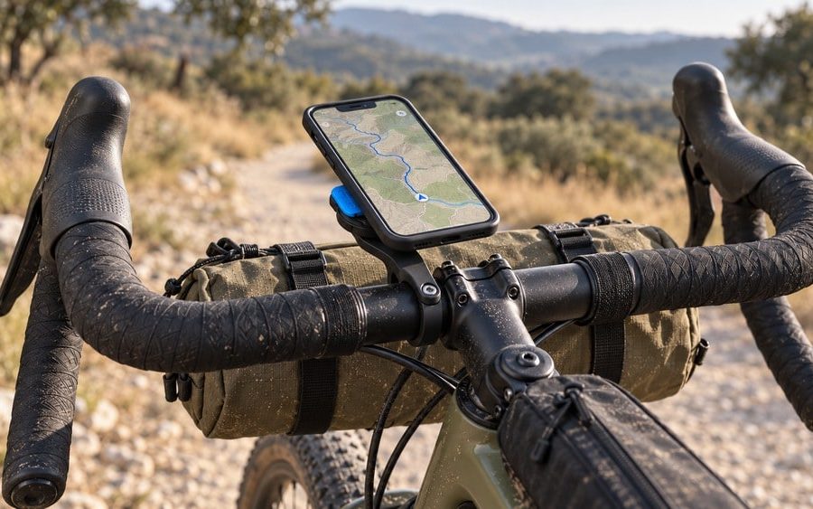 Mejores soportes de móvil para bikepacking