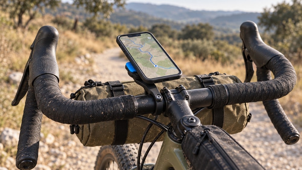 Mejores soportes de móvil para bikepacking