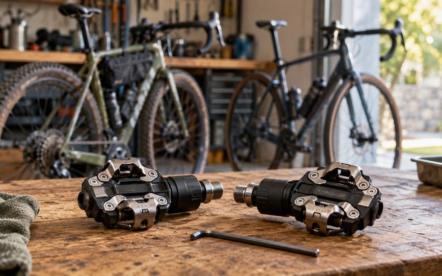 Un potenciómetro para dos bicicletas: pedales, bielas y coste del conjunto
