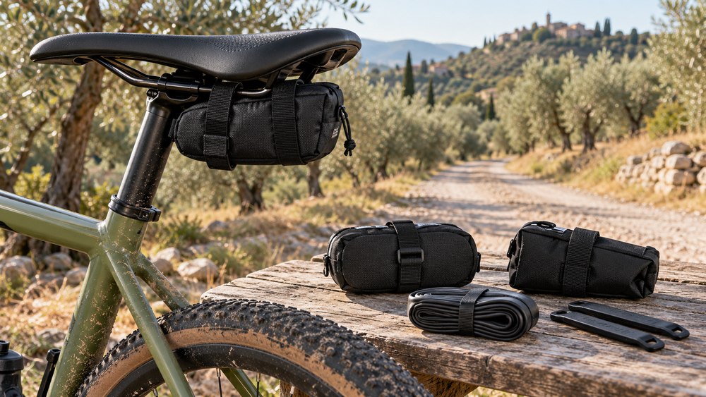 Cinco bolsas de sillín compactas para gravel