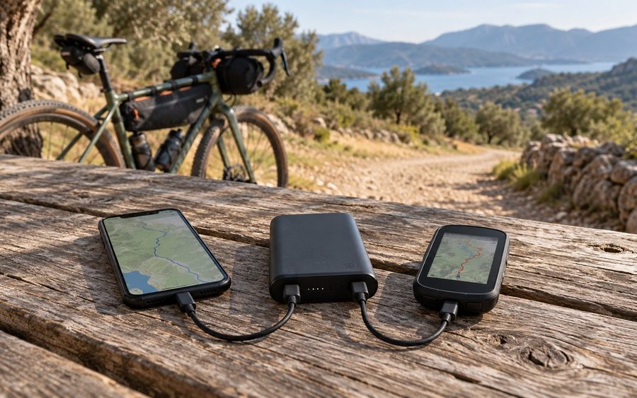 Calcula qué powerbank necesitas para el móvil y el GPS en tus salidas gravel