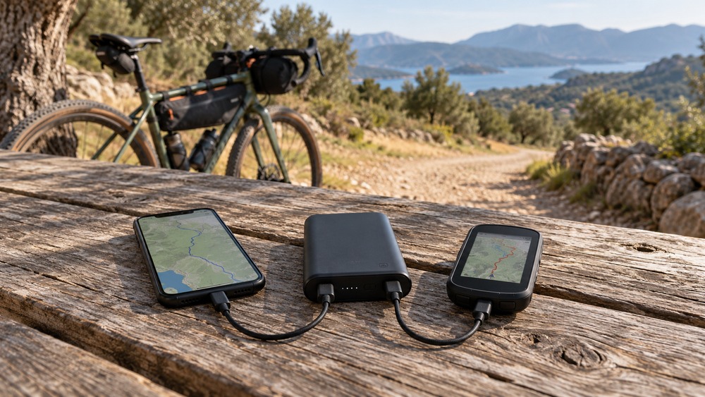 Calcula qué powerbank necesitas para el móvil y el GPS en tus salidas gravel