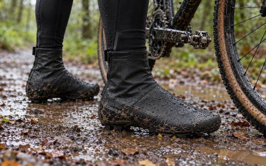 Cubrezapatillas  de lluvia para gravel