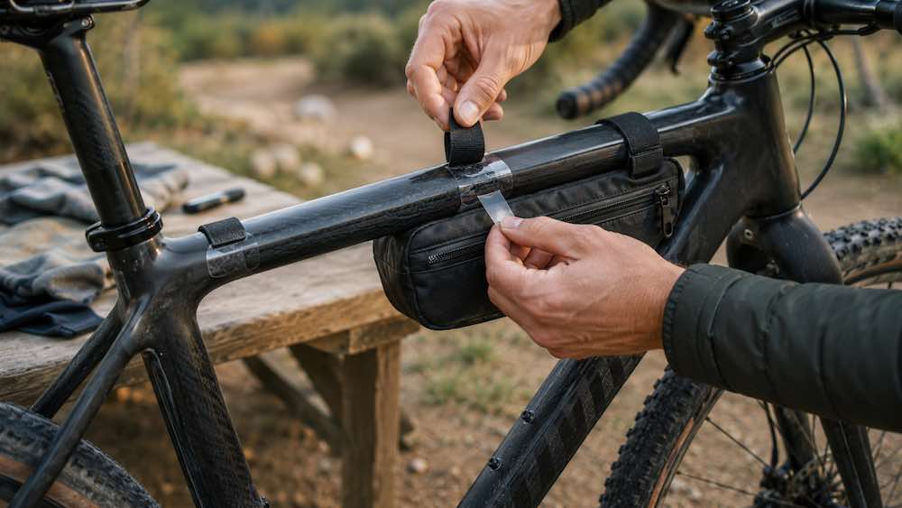 Proteger un cuadro de carbono de bolsas bikepacking