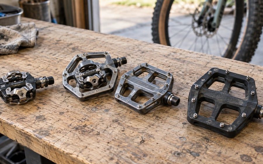 Pedales para gravel