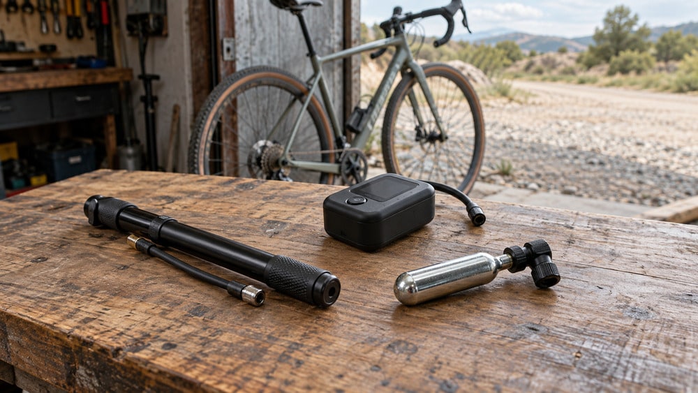 Bombas e infladores para gravel