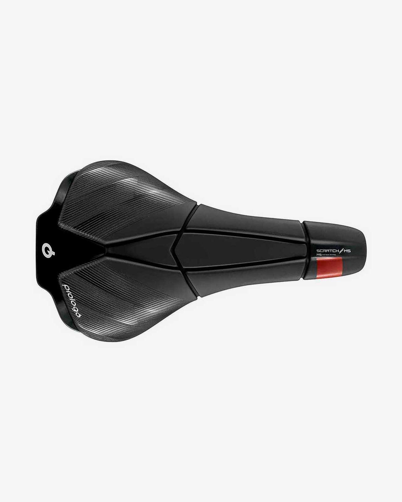 Sillín Prologo Scratch M5 AGX Nack negro con acolchado dividido en zonas