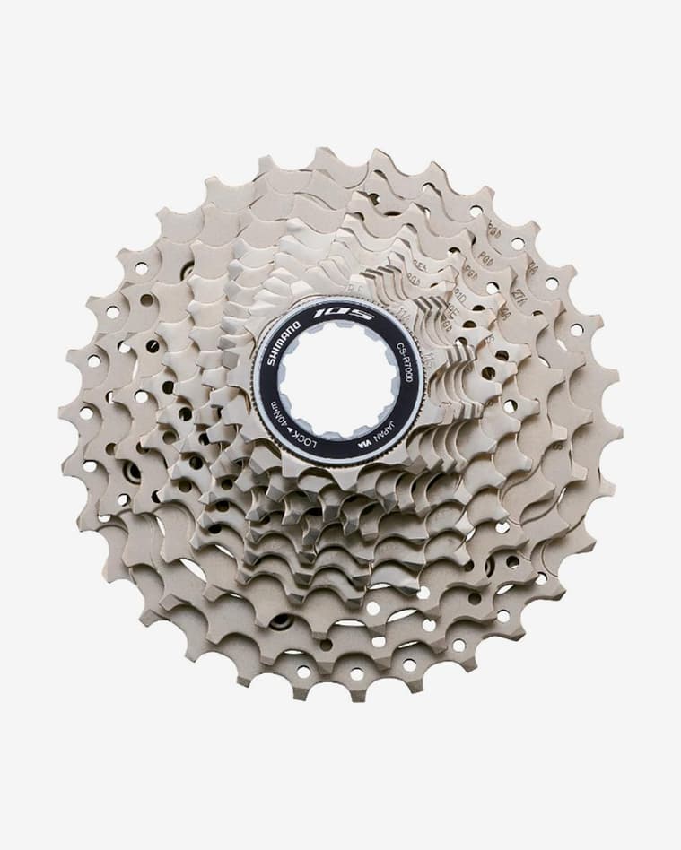 Cassette Shimano de carretera, imagen de catálogo orientativa; consultar CS-HG700-11 11-34